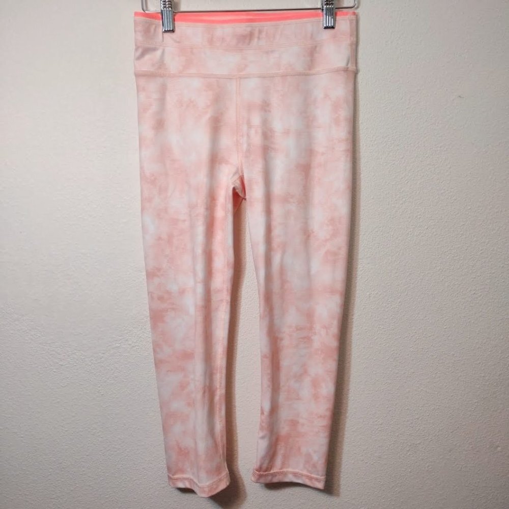 Gap Fit Pink Tie Dye Eclipse Crop Leggings XS